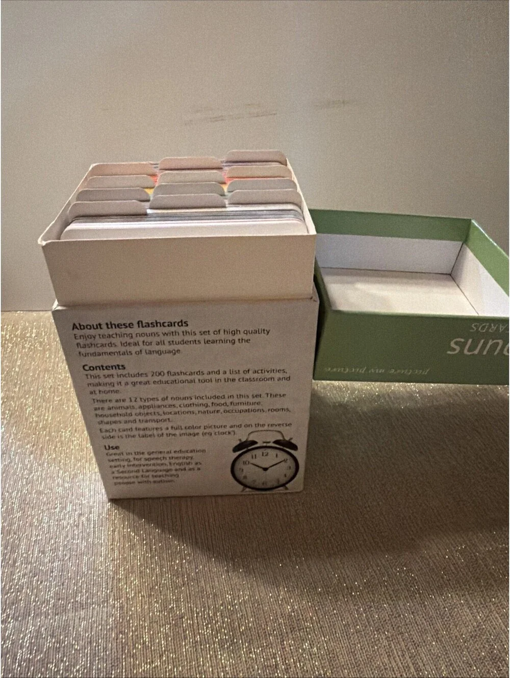Nouns Flash Cards | 200 Language Photo Cards | Speech Therapy and ESL Materials